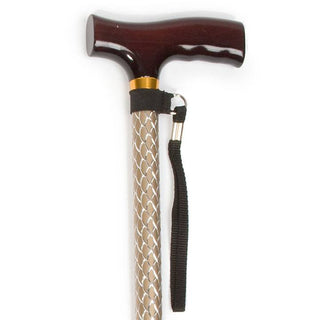 T Handle Cane - Bronze Wave