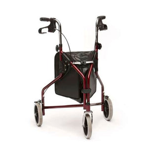 Steel Tri Walker with Bag (Box of 2) - Red (2 per carton / priced per unit)